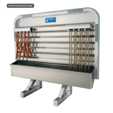 Cab Rack W/Chain Lockers and Tray Lid 68x26x86 319C-0282 - Merritt Equipment