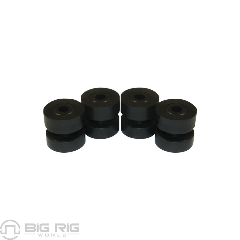 Polyurethane Exhaust Bracket Bushing - Black (4 Pack) TP-2010 - Trux Accessories