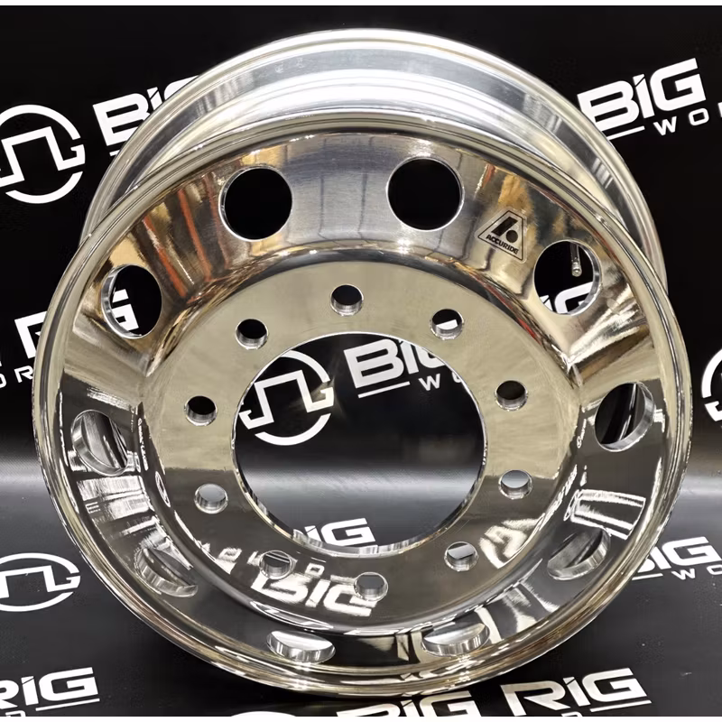 Accu-Lite 22.5 x 8.25 38# Tubeless Aluminum Wheel - Hub-Piloted 43644XP - Accuride