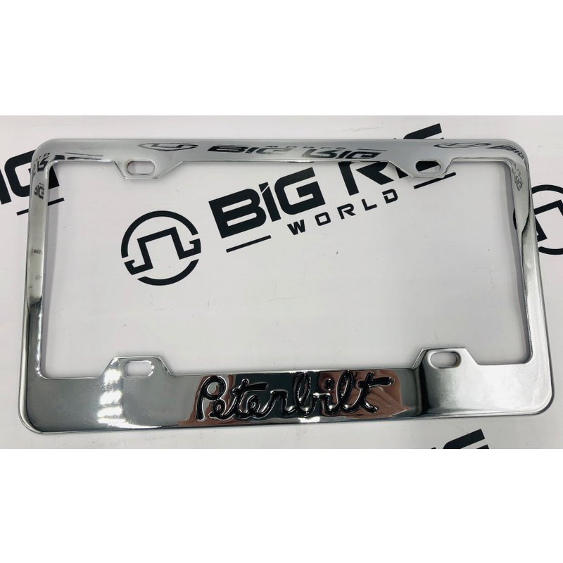 License Plate Frame - Peterbilt Logo MD11251CPB - TRP