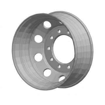 Alcoa Aluminum Wheel with Dura Bright finish on Both Sides 22.5x8.25 ULA183DB - Alcoa