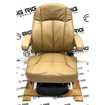 Legacy LO Seat Midback (Brown Leather) w/ Armrests 188598MW63 - Seats Inc.