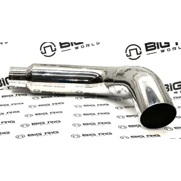 Exhaust Pipe 7 In. 2-Bend OD/R5 In. OD CHR Right KW7-1271RC - Grand Rock
