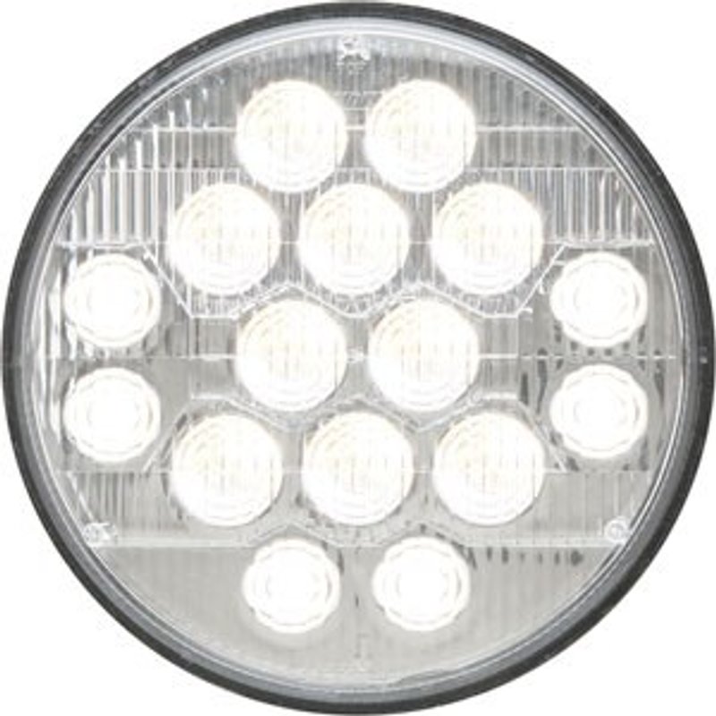 High/Low Beam LED Headlight, 12-24V HLL90HLBP - Optronics