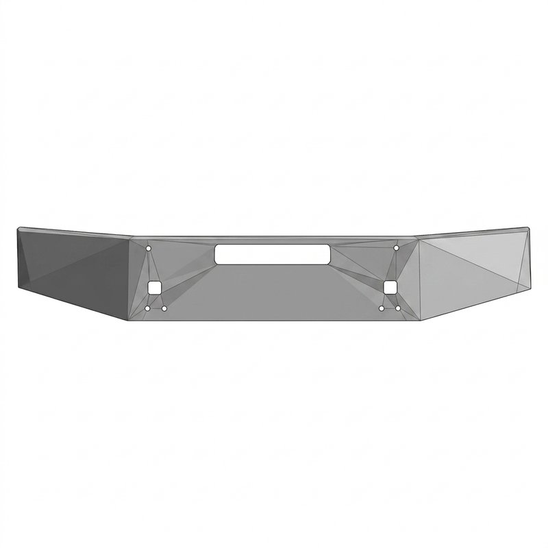 Kenworth T800 Taper Bumper TX75X0011-26NS - Valley Chrome