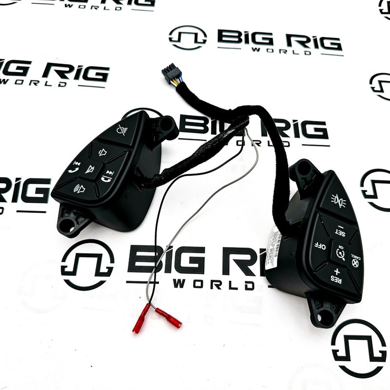 Steering Wheel Switch with Cruise, Radio, Hi-Beams, Markers 4392585C91 - International