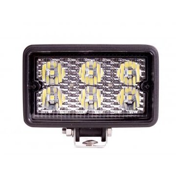 Rectangular Work Light - 6 LEDs 400 Lumens MWL-04 - Maxxima