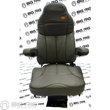 Legacy Silver Seat (Gray Leather) w/ Armrests & Heater 188900MWH65 - Seats Inc.