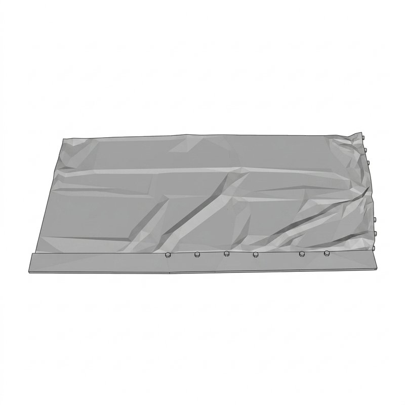 Sleeper Curtain - LH U73-1058-01U671 - Kenworth