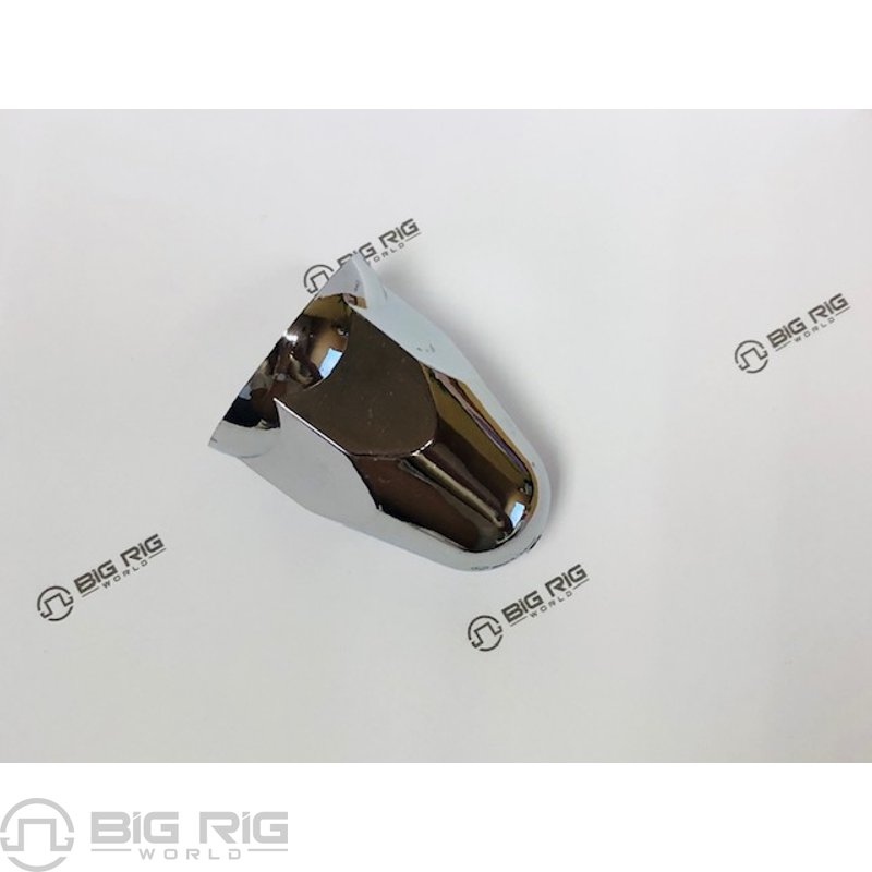 Chrome ABS Plastic Push On Nut Cover with Flange, 1 1/2 In. TNUT-B2 - Trux Accessories