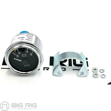 Gauge - Volt Meter - Chrome Bezel 17-03078 - Peterbilt