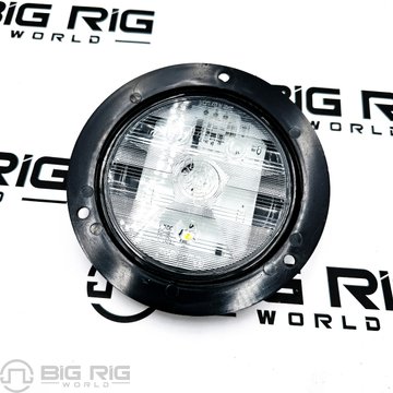 LED Super 44 Backup 6 Diode Lamp and Black Flange, Hard Coat 44992C - Truck Lite