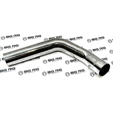 Exhaust Pipe - Multi-Bend 5 inch Chrome Polished - LH M66-3209C - Kenworth