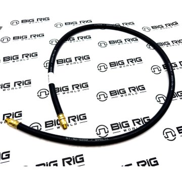 1/2-inch Air Brake Hose Assembly 72-inch with 3/8-inch Swivel Fittings 454072 - Tramec Sloan