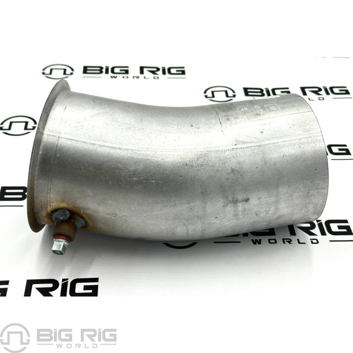 Pipe - Exhaust 22Deg 5 In. STL ALMZ FLG/OD K180-16515 - Kenworth