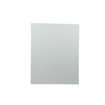 Mudflup - White 3/16 24x30 Plain Poly 24X30W - Viking