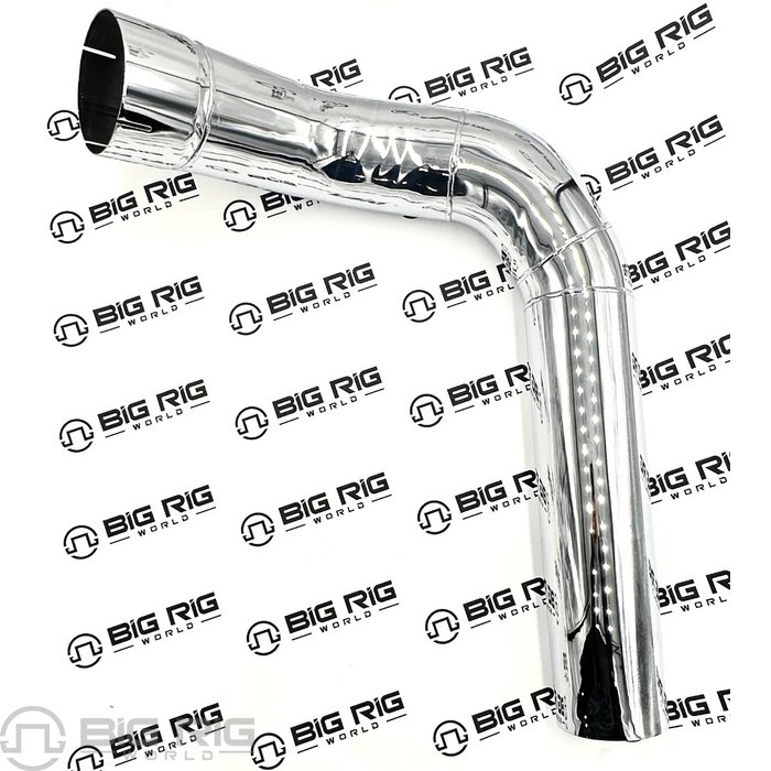 Pipe - Exhaust Mbend 5 inch Chrome M66-3208R-C - Kenworth