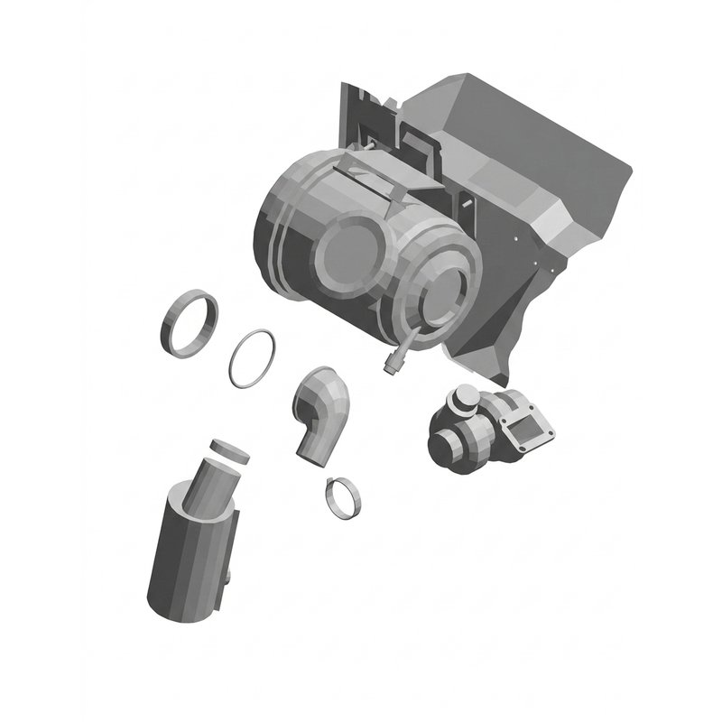 Hose, Air Cleaner, To Turbo Assy 1661685C2 - International