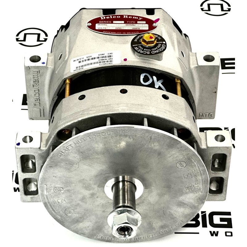 Alternator - 40 SI, 240 AMP, PAD Mount 8600338 - Delco Remy