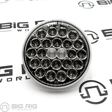 LED Signal Stat S/T/T 4-inch Round Clear Lamp Lens 4051 - Truck Lite