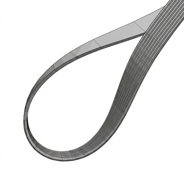 Belt-Poly 12 Ribs X 2425 End/Plystr D84-1000-6122425 - Paccar