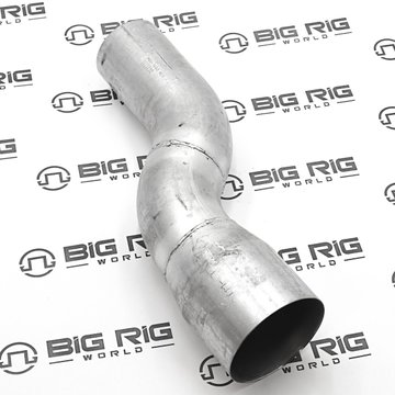 Offset Exhaust Pipe Aluminized Steel 5-4in OD/OD M66-1482 - Paccar