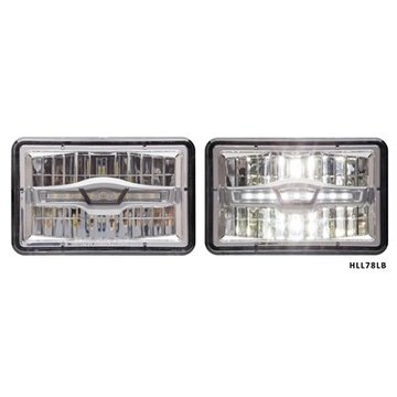 LED Head Light 4x6 Inch HLL78LBP - Optronics