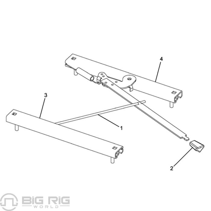 Seat Track Kit P226-89 - National Seating