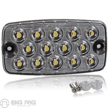 Surface Mount Low Profile 0.4 In. Ultra Thin LED Light - White Back-Up/Courtesy M42206 - Maxxima