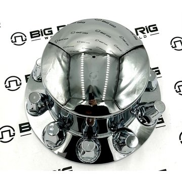 Chrome Dome Rear Axle Cover w/ 33mm Thread-on Nut Cover 10263 - United Pacific