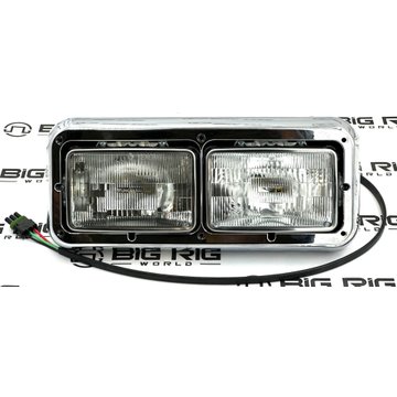 Dual Headlight Assembly 4x6 w/ Bezel RH K256-880-4R-B-PAT - Patriom