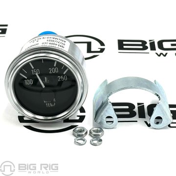 Gauge - Water Temp, Chrome Bezel Q43-6009-1C0 - Peterbilt