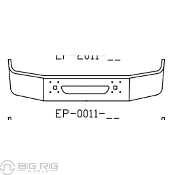 Chrome Steel Bumper EP0011-15 - Valley Chrome
