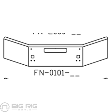 Chrome Steel Bumper FN0101-25 - Valley Chrome