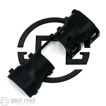 Backshell - Boot, Black, Mold - On 23-13154-643 - Freightliner