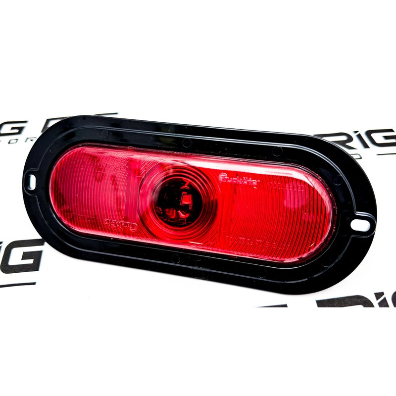 LED Super 66 Single Diode Lamp And Black Flange 66256R - Truck Lite