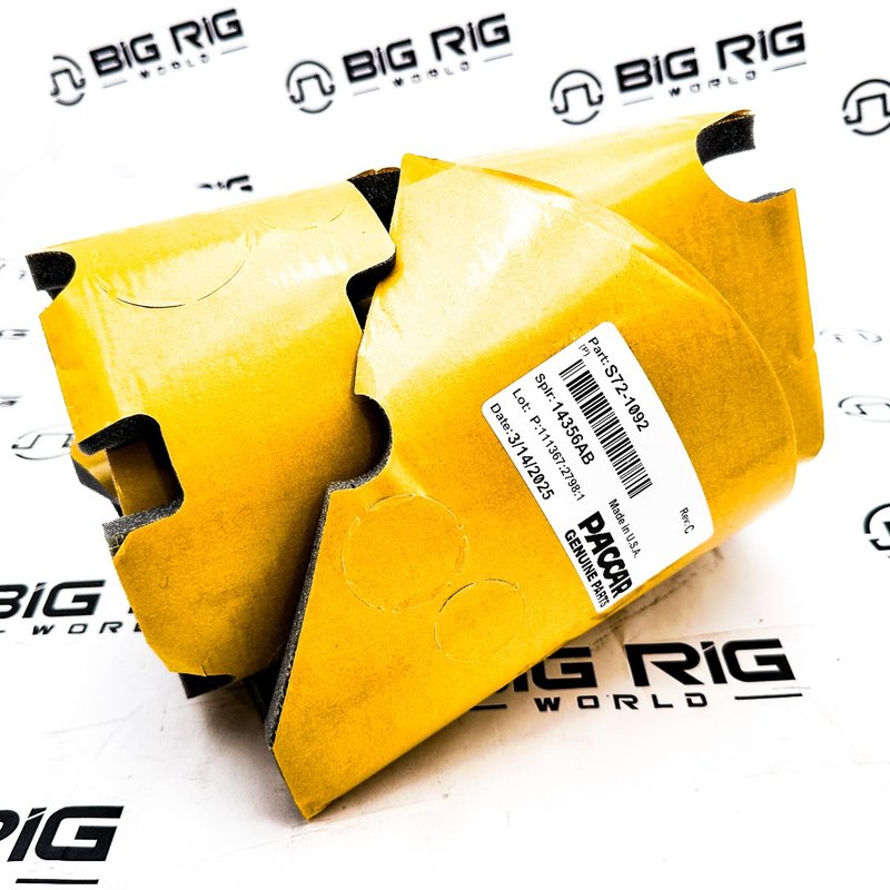 Cab Roof Insulation, Front S72-1092 - Kenworth