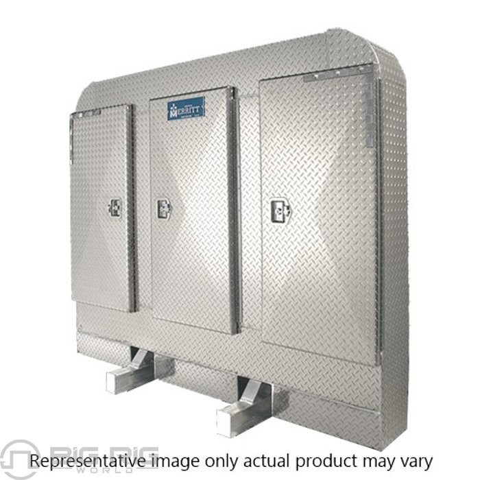 3 Door Deep Drop Enclosure Headache Rack 68X86 W/390P 319390MTQ - Merritt Equipment