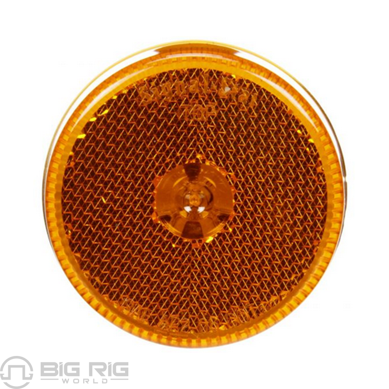 LED Signal Stat Clearance/Marker 2 1/2-inch Round Lamp, Reflective Lens 1052A - Truck Lite