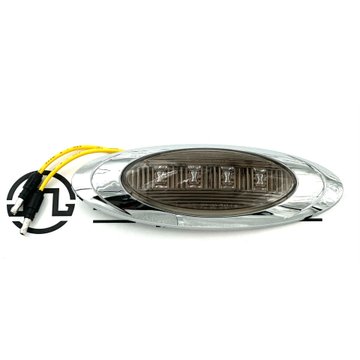 P1 Amber LED Smoke Lens with Bezel Light Kit P201116 - Phoenix