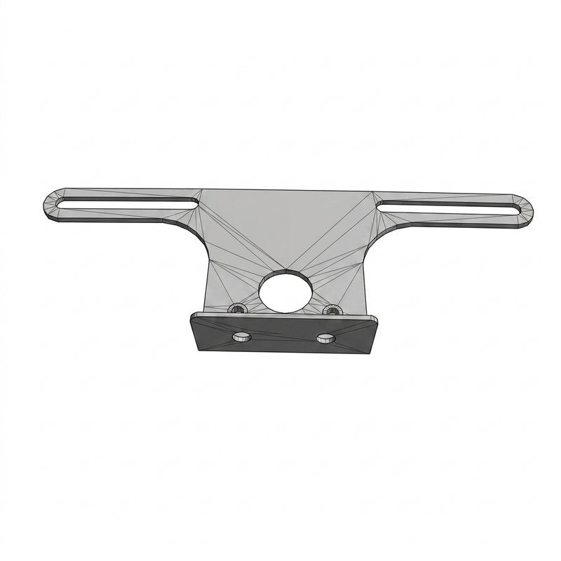 License Plate Holder Bracket P11-6019 - Peterbilt