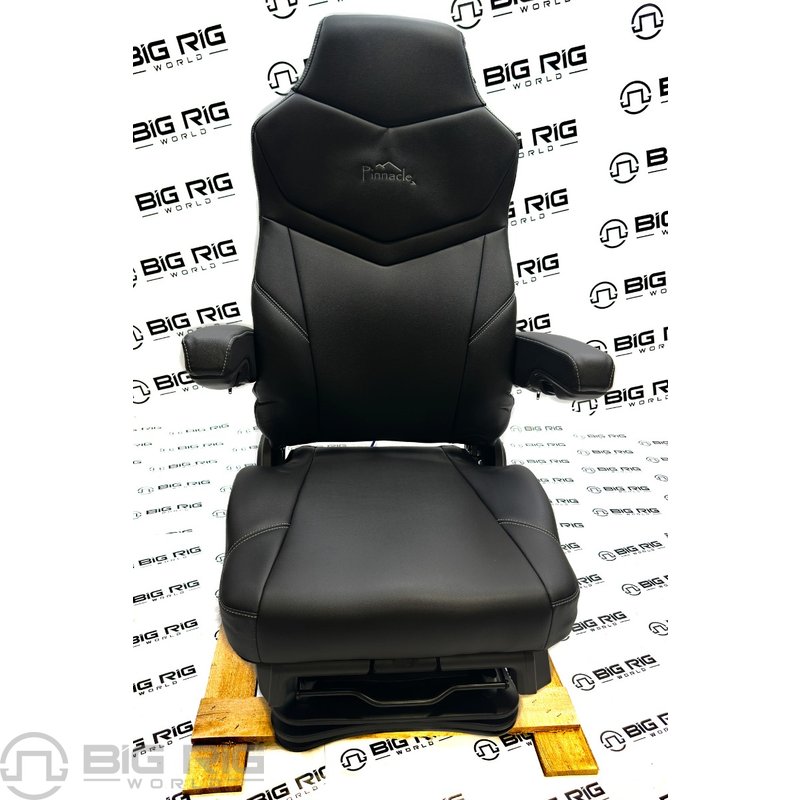 Pinnacle Seat (Black on Black Leather) w/Armrest 187300MW661 - Seats Inc.