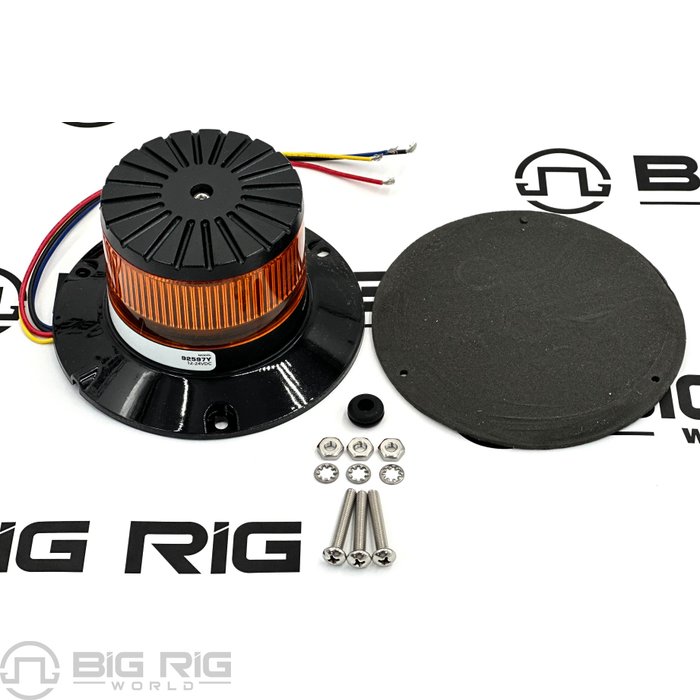Amber Beacon Light Cylinder 3 In.x3 In. LED 92597Y - Truck Lite