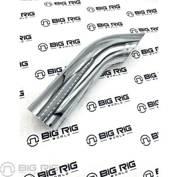 Pipe - Exhaust 5x23 STL CHRP OD/CRV K180-1096-12CP - Kenworth