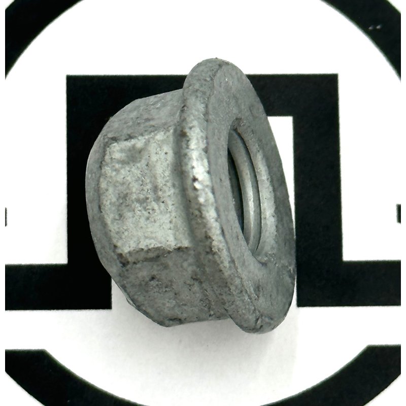 Hexagonat Nut, Locking, Flange, M10 - 1.5, Aluminum And  Zinc Alloy 23-13892-010 - Freightliner
