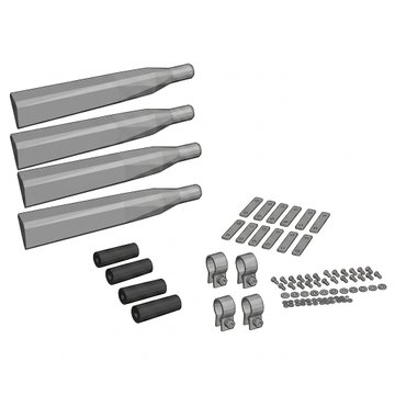 Mounting Kit - Front & Rear Full Tandem Fender FB00281 - TRP