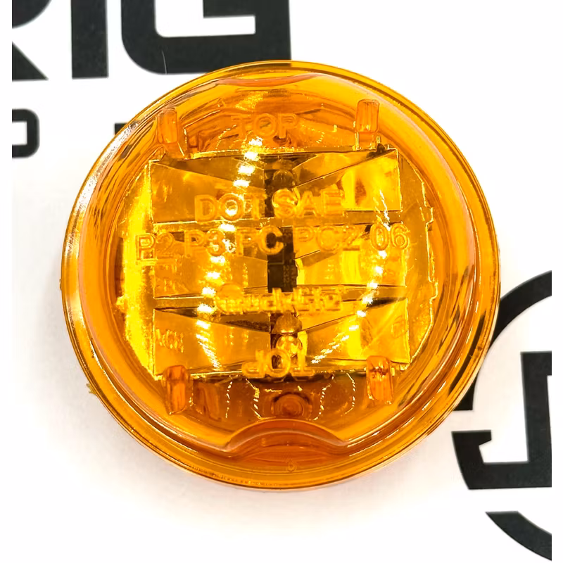 LED 30 Series High Profile Lamp, 8 Diode, Fit-N-Forget Clearance/Marker, 12v, Yel 30375Y - Truck Lite