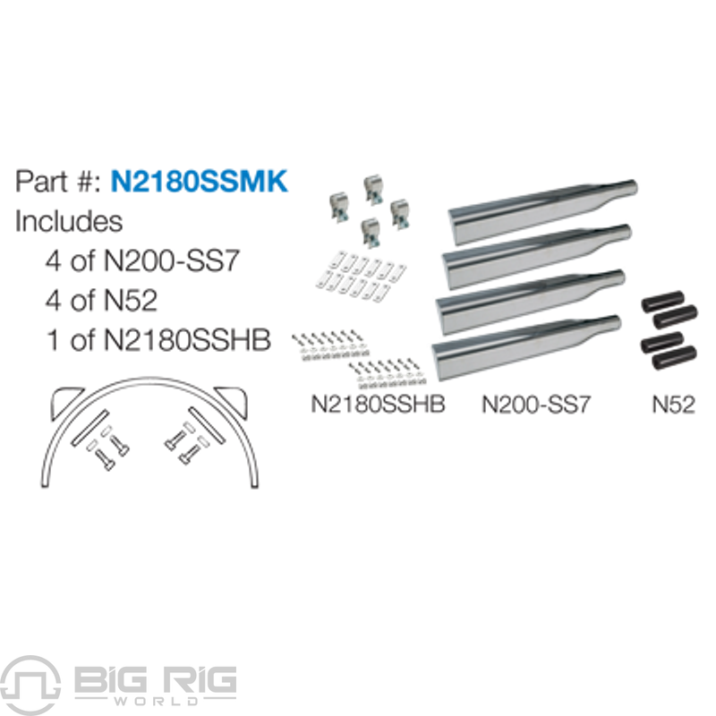 Mounting Post Kit N2180SSMK - Nu-Line
