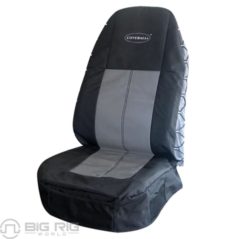 Black & Gray Mid-back Seat Cover 182704XN1165 - Seats Inc.