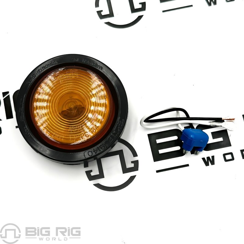 Clearance Marker Light, 2 1/2 Round - Yellow, Kit 45043 - Grote